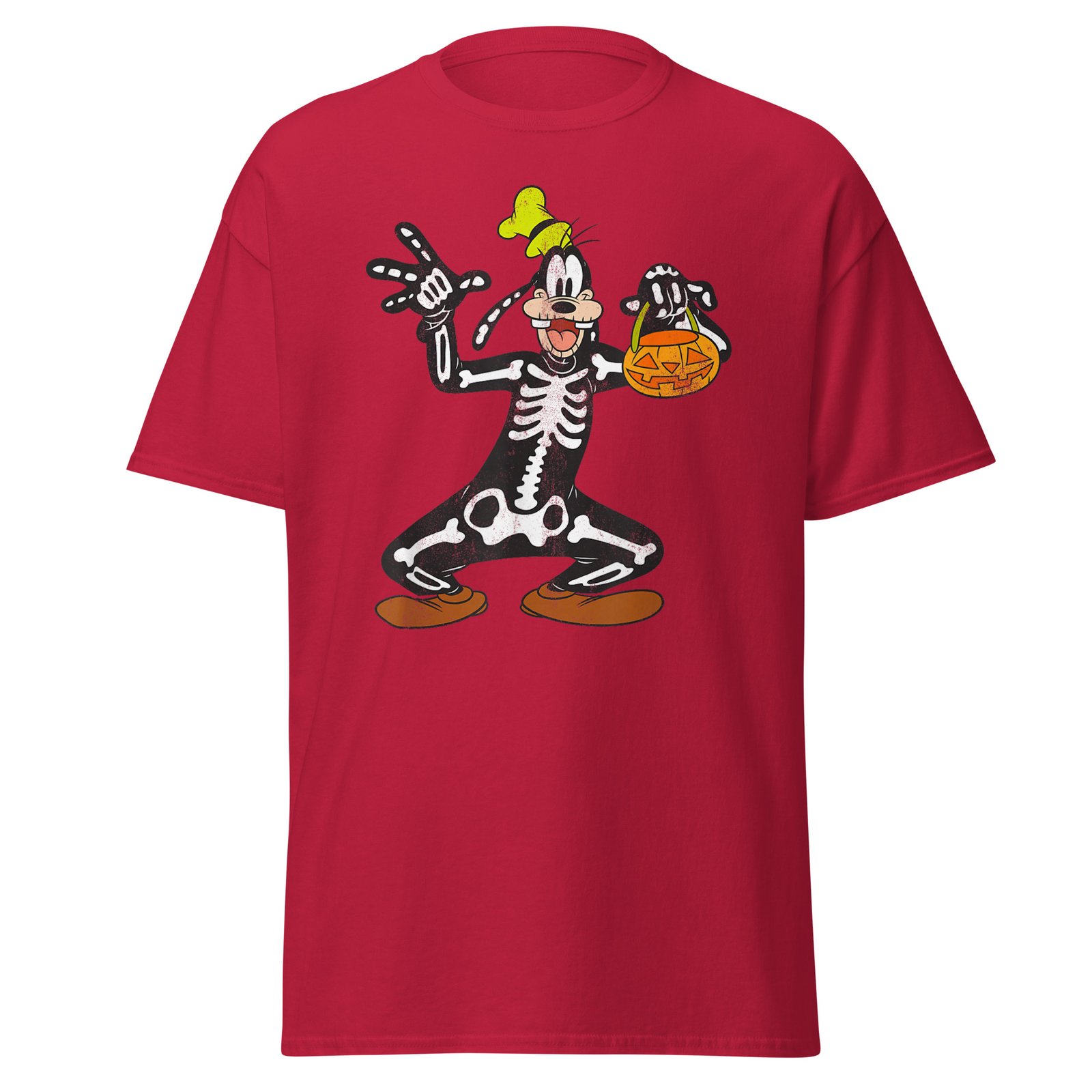 Goofy Skeleton Halloween T-Shirt - Image 8