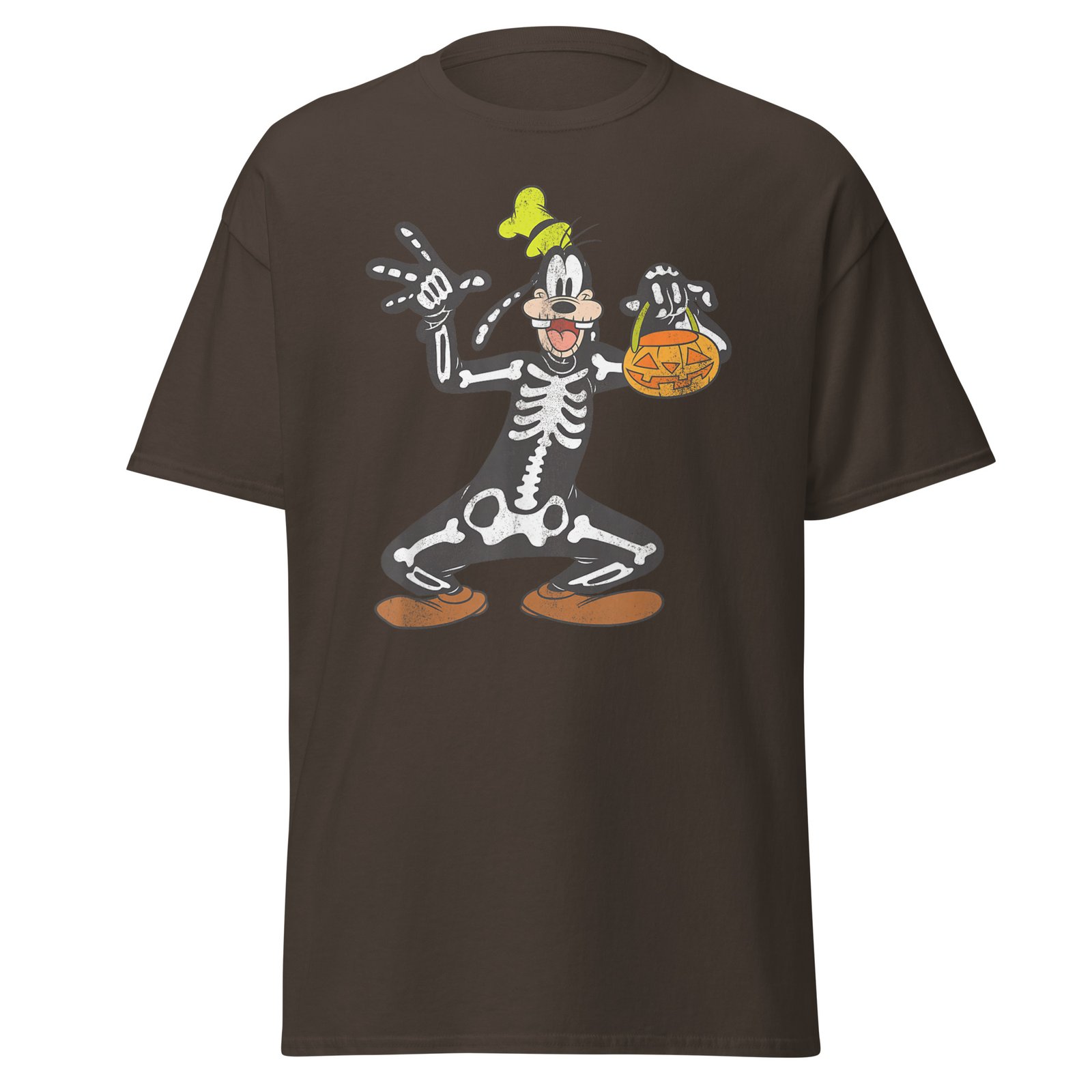 Goofy Skeleton Halloween T-Shirt - Image 7