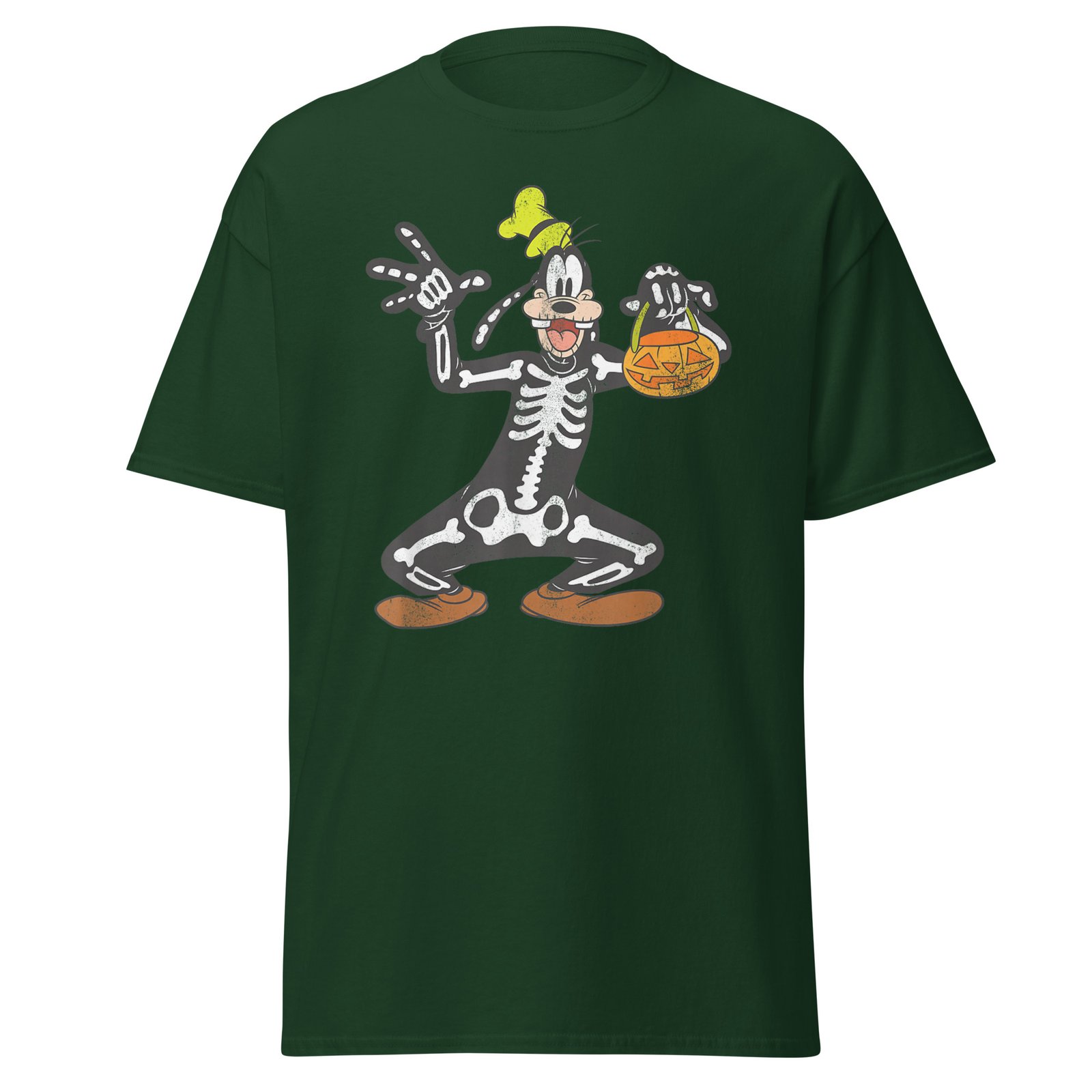 Goofy Skeleton Halloween T-Shirt - Image 6