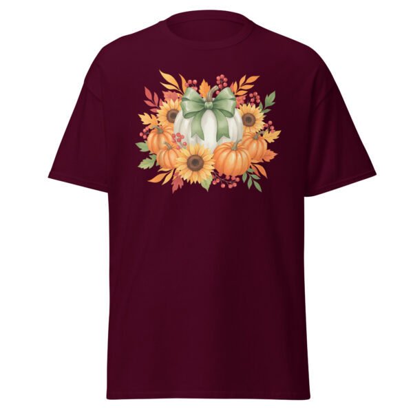 Sunflower Pumpkin Bouquet Fall Thanksgiving Autumn Holiday T-Shirt
