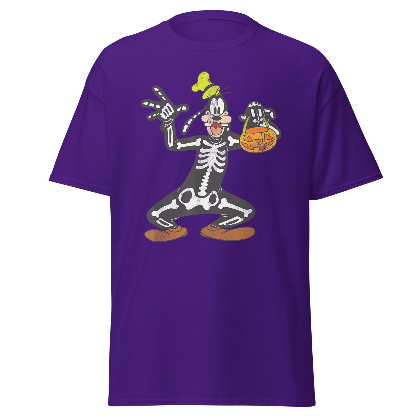 Goofy Skeleton Halloween T-Shirt - Image 4