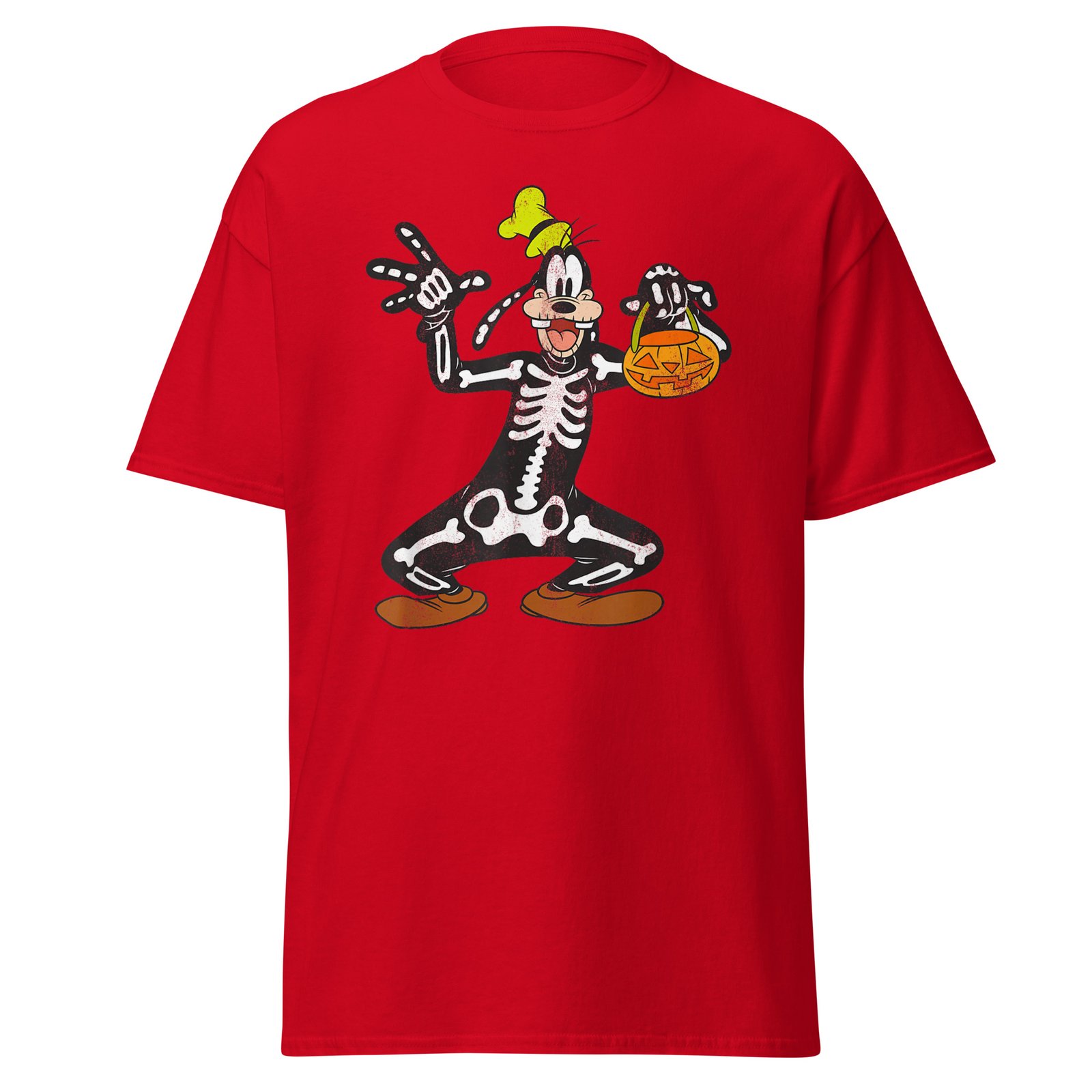 Goofy Skeleton Halloween T-Shirt - Image 5