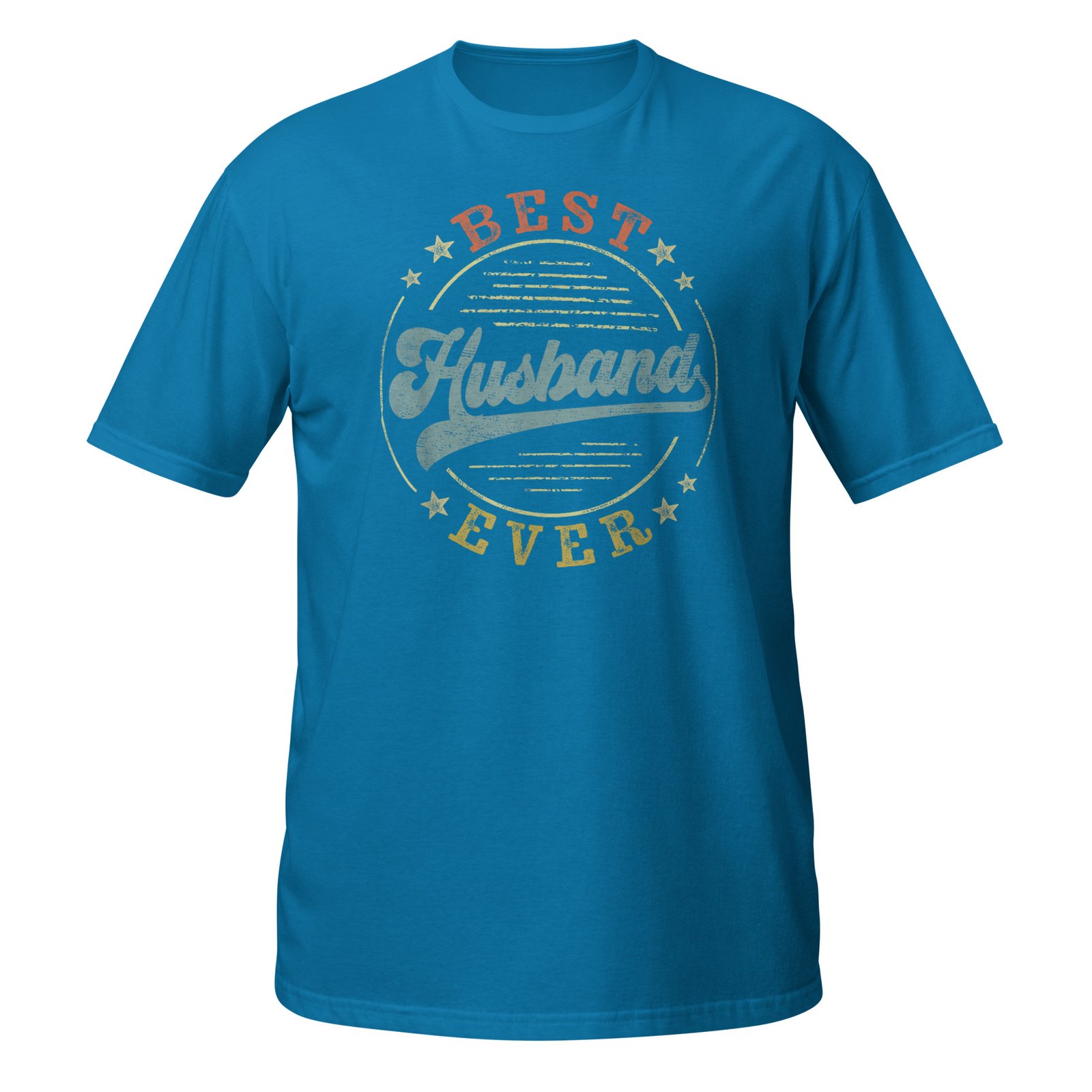 Best Husband Ever Father's Day Husband Gifts Vintage Emblem T-Shirt - Image 10